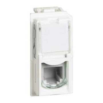 Telephone socket BTicino Living Now RJ11 K10 - white KW4258RJ11