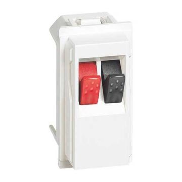 Speaker connector Bticino Living Now home cinema - white KW4294