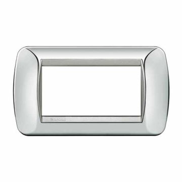 Cover plate Living International 4 modules - Chrome L4804CT