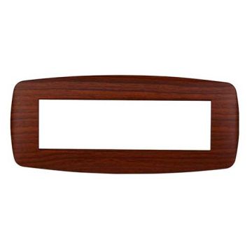 Ettroit Bticino Livinglight compatible plate 7 modules slim plastic briar color - LN87703