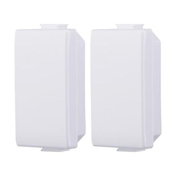 Blank plate compatible Bticino Matix white color 2pcs pack