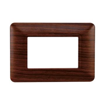 Compatible plate Bticino Matix 3 modules plastic briar color