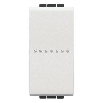 N4051N Bticino switch 1P 10 AX axial Living Light White