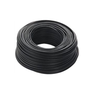 Unipolar electrical cable CPR FS17 450/750 1X4mm² black - hank 100m Unipolar electrical cable CPR FS17 450/750 1X4mm² black - hank 100m