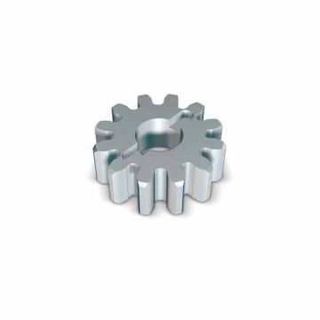 12-teeth pinion to be coupled with rack ROA81 Nice M6