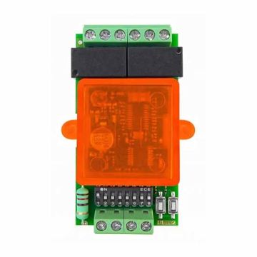 Two channels 433MHz universal mini radio-receiver for light groups Nologo RX2-LUCI
