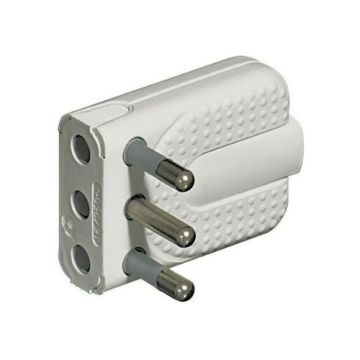 Bticino S2466TAE Space-saving Flying Corner Plug, 250 V