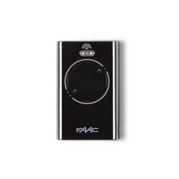Remote control BLACK 2 channels XT2 433MHz Rolling Code FAAC SLH LR 7870071