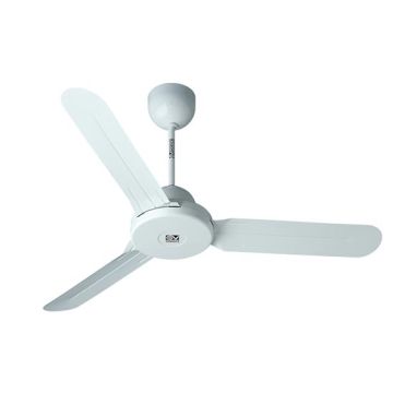 Ceiling fan without light Vortice Nordik 1S 120/56" Senza GR.COM. White - sku 61260