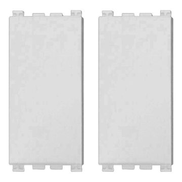 ETTROIT false key cover pole white color compatible with Vimar Arke (set of 2) - VA0100B