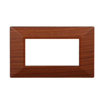 ETTROIT AN90403 4P Pyramid Plate Moon Series Briar Color Compatible with Bticino Axolute