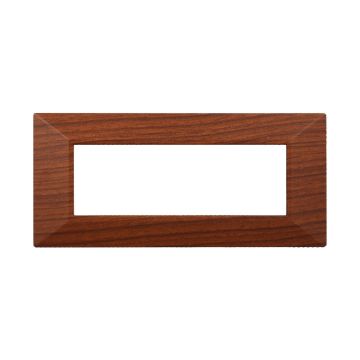 ETTROIT AN90603 6P Pyramid Plate Briar Color Compatible with Bticino Axolute