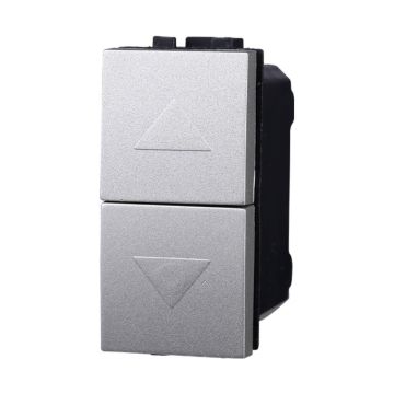 ETTROIT LG1204 Double Interlock Switch Up and Down 10A Grey Color Compatible With Bticino Living International