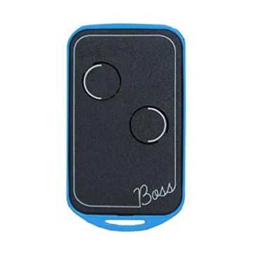 2 Channel transmitter with plug in for quartz Self-learning gate automation Nologo BOSS-QC2-B - Blue