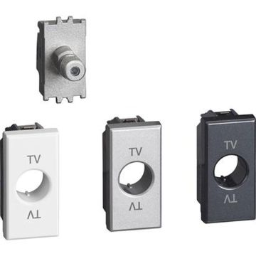 Bticino Axolute - Coaxial SAT socket type-F connector 1M H4202F
