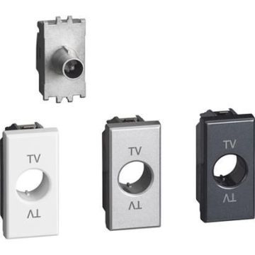 Bticino Axolute - Coaxial TV terminal socket 10dB 1M H4202P10