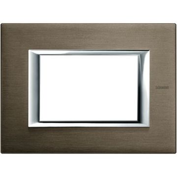 BTICINO HA4803BR rectangular plate 3 modules axolute 3P bronze series