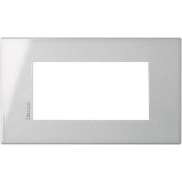 Bticino Axolute Air 4-module plate - Tech - metal material HW4804HC