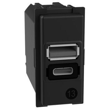 BTicino K4191AC 15W A+C Living Now USB charger