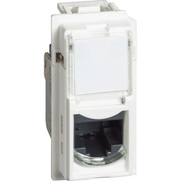 Bticino btnet RJ45 toolless UTP cat5E connector white Living now