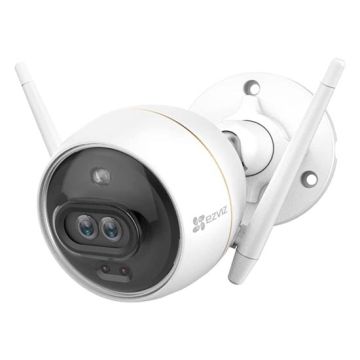 EZVIZ C3X Wi-Fi Bullet camera with Color Night Vision, Dual Lens, Active Alarm, and Smart AI Detection