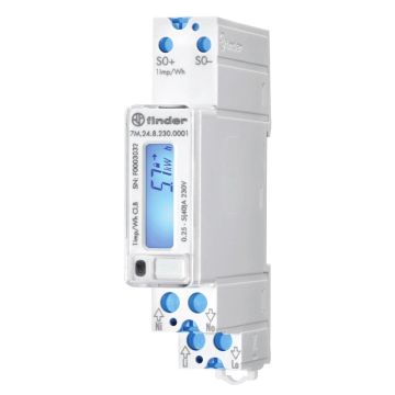 FINDER Digital energy meter 40A 1 module 7M2482300001