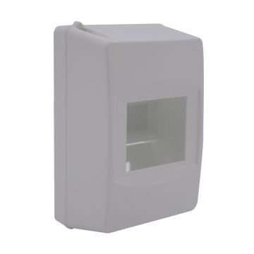 ETTROIT 4-module wall-mounted electrical switchboard IP40 white RAL 91682 without door - DB101034