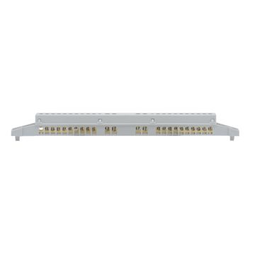 ETTROIT Terminal block for 12-module switchboard with earth and neutral connection - DB112011