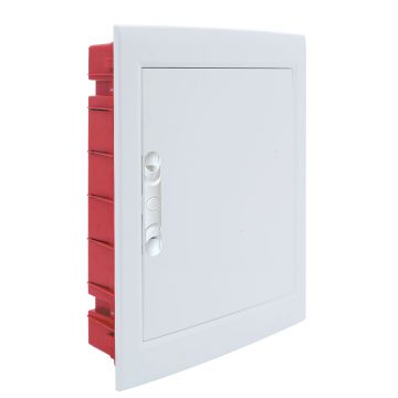 ETTROIT 24-module IP40 flush-mounted electrical switchboard with RAL 7030 grey blind door - DB112924