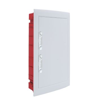 ETTROIT 36-module IP40 flush-mounted electrical switchboard with RAL 7030 grey blind door - DB112936