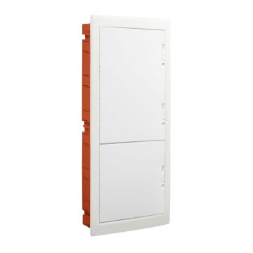ETTROIT 90-module IP40 flush-mounted electrical switchboard with RAL 7030 grey blind door - DB112990