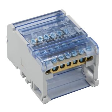 ETTROIT 4-pole modular distributor (4x7 outputs) 28 holes 125A for electrical panel - DB1200407