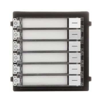 Hikvision DS-KD-KK External 6-button expansion module for Intercom video intercoms DS-KD8003 Series