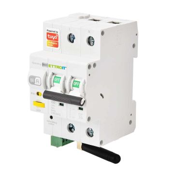 ETTROIT e-smart Circuit Breaker 63A Energy Meter 2P Tuya SmartWiFi - ESR3S263