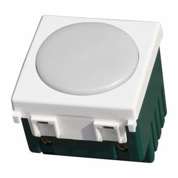 ETTROIT LED Step Light 2 Modules 220V 4000K with ON/OFF Click Switch Compatible with Vimar Plana – SKU EV0322