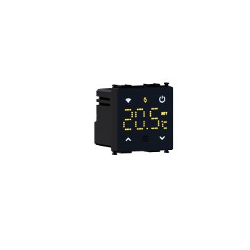 ETTROIT LNWFN4102 – Tuya Smart Wi-Fi Chronothermostat (Black), Compatible with Living Light supports