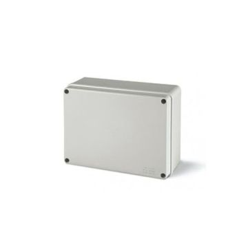 FAEG smooth wall watertight junction box - lid with plastic screws and hinge IP56 300 x 220 x 120 - 13508