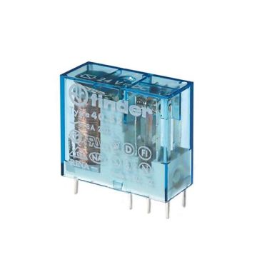 Finder Type 40.52 Mini Industrial Relay for PCB 2 Plug-in Changeovers 8A Coil 24V DC Continuous 405290240000