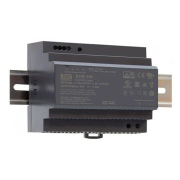 MeanWell HDR-150-24 Ultra Slim Power Supply Step Shape DIN Rail Single Output 150W 24V 6.25A 