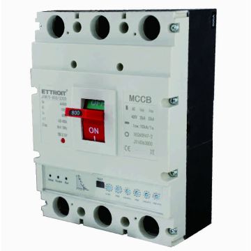 ETTROIT 3P Automatic Molded Case Circuit Breaker with Adjustable Range 630-800A, 50kA (Model JX14363800)