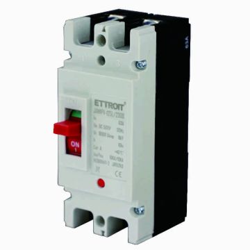 Thermal-magnetic moulded case circuit breaker 2P 63 A 500 V DC ETTROIT JX15263