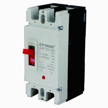 Thermal-magnetic moulded case circuit breaker 2P 250 A 500 V DC ETTROIT JX15294