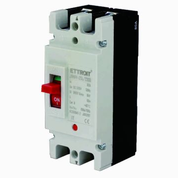 Thermal-magnetic moulded case circuit breaker 2P 80 A 500 V DC ETTROIT JX15297