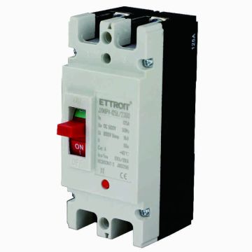 Thermal-magnetic moulded case circuit breaker 2P 125 A 500 V DC ETTROIT JX15298