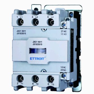 ETTROIT JX1635010 AC 24V 50/60Hz 3-phase contactor 3P coil 3 poles Normally open Ie 50A Ue 380V