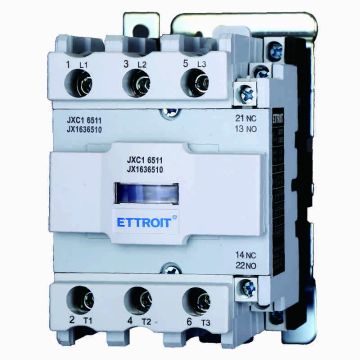 ETTROIT JX1636510 AC Contactor 24V 50/60Hz Coil 3P 3 Poles Normally Open Ie 65A Ue 380V