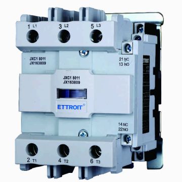 ETTROIT JXC1 AC Contactor 220V 50/60Hz Coil 3P 3 Poles Normally Open Ie 80A Ue 380V - JX163809