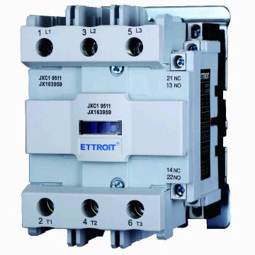 ETTROIT JXC1 AC Contactor 220V 50/60Hz Coil 3P 3 Poles Normally Open Ie 95A Ue 380V JX163959