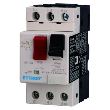 ETTROIT Adjustable Thermomagnetic Motor Protector 10–16A Three-Phase GV2 Motor Protection - JX171016
