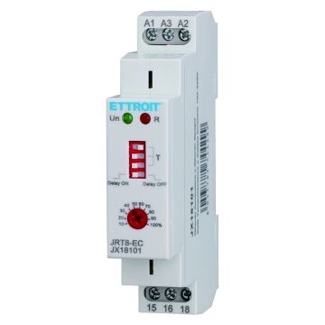 ETTROIT Dual Function Timer Relay On/Off Delay AC 230V 1 SPDT 10A - JX18101